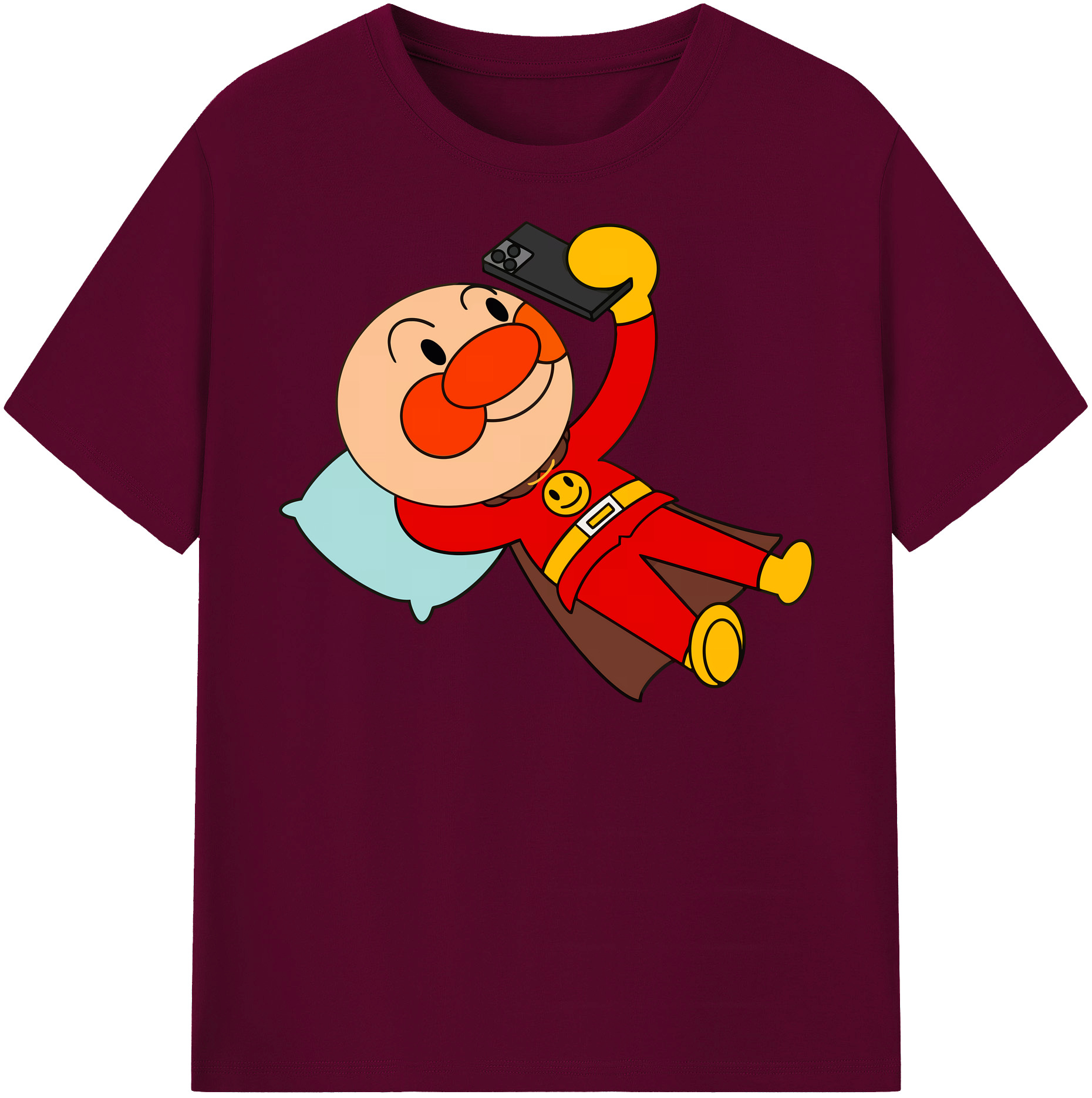 （画像用） アンパンマン Anpanman レディースカジュアルプリントTシャツ（綿100％）